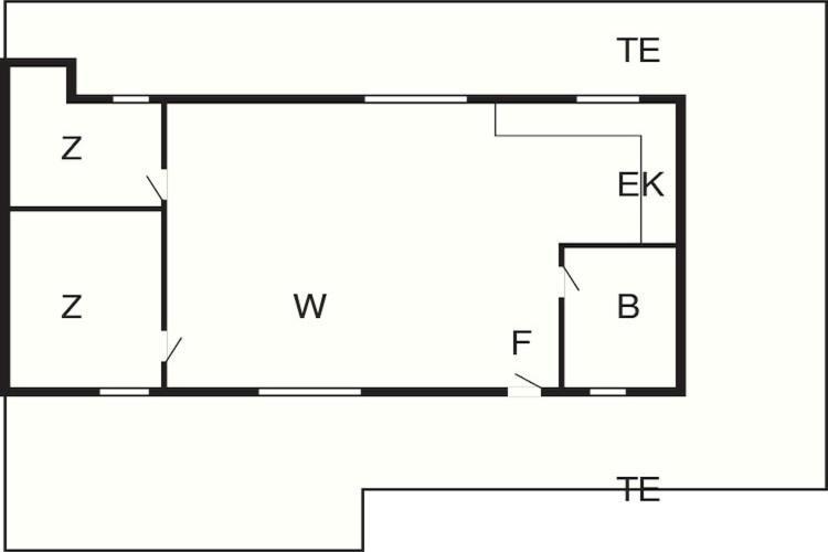 6 Person Holiday Home In สเกเกน ภายนอก รูปภาพ